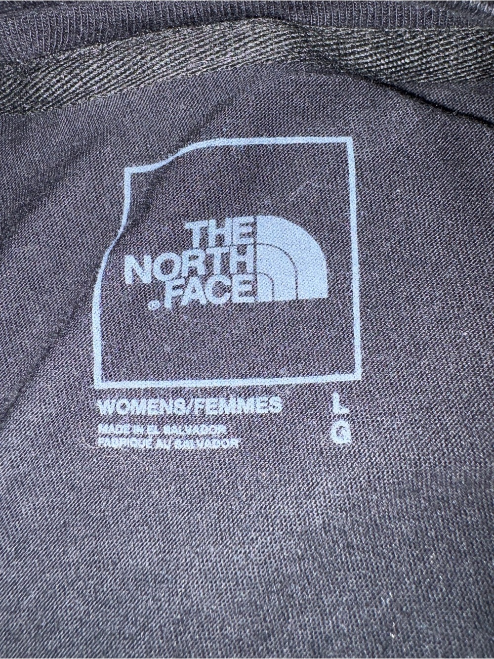 The North Face Black Tee with Multicolor Gradient Logo - Picture 4 of 7